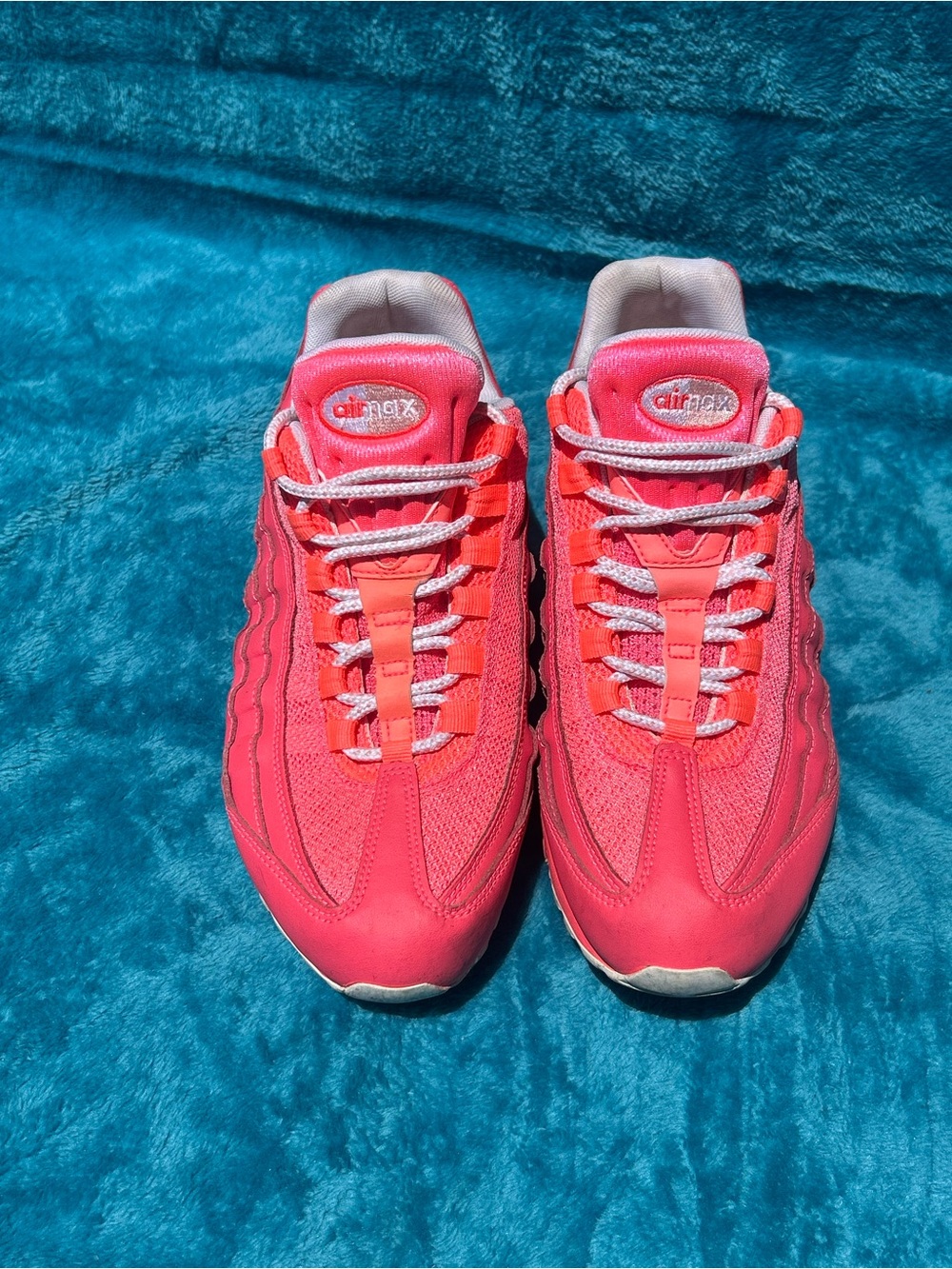 Nike Air Max 95- Vibrant Coral/Hot Pink - Picture 7 of 10